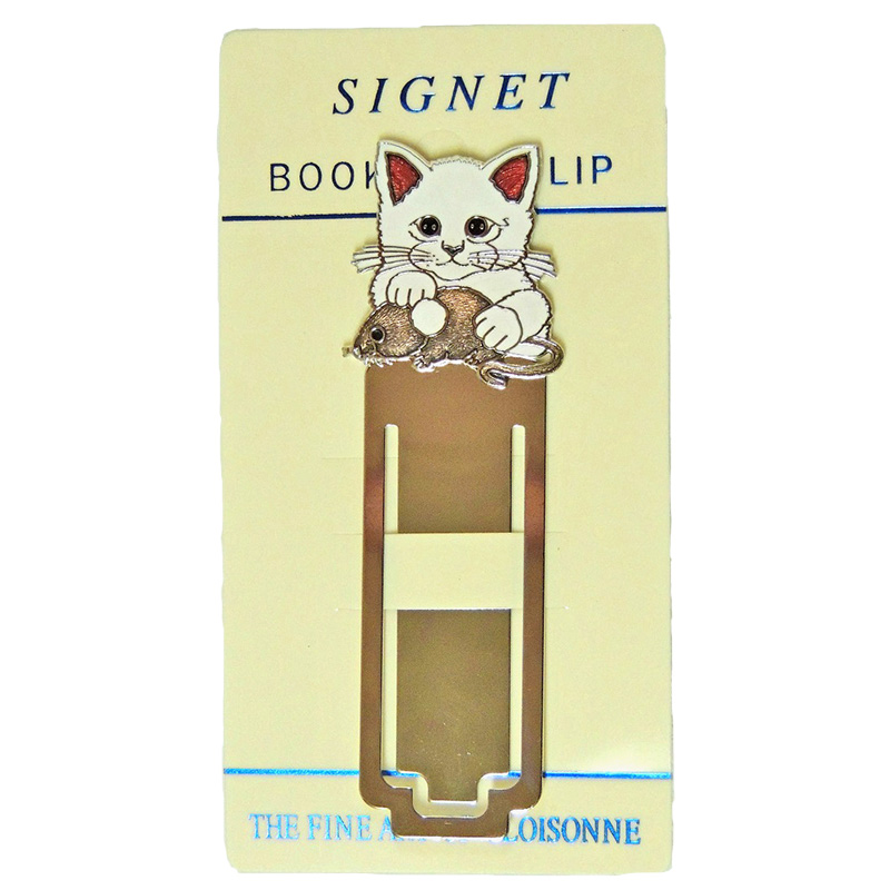 metal bookmarks | custom metal bookmark | Cloisonne animal bookmark (rectangle clip) 