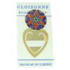 Metal bookmark | custom metal bookmark | Cloisonne heart shaped bookmark