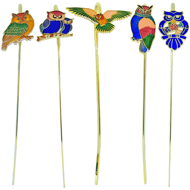 Owls bookmarks- enamel bookmarks