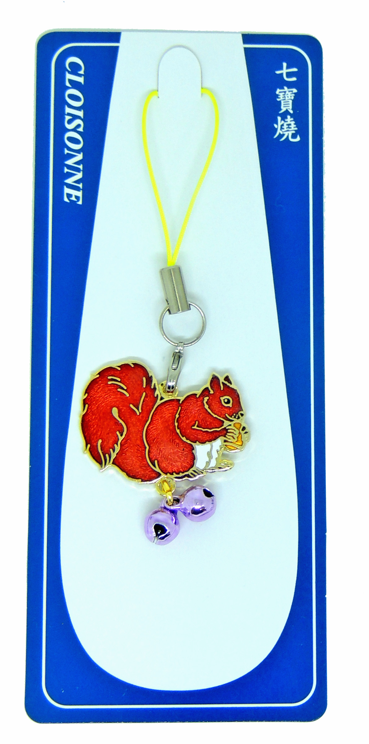 hard enamel charm-hard enamel pins-cloisonne squirrel charms-3