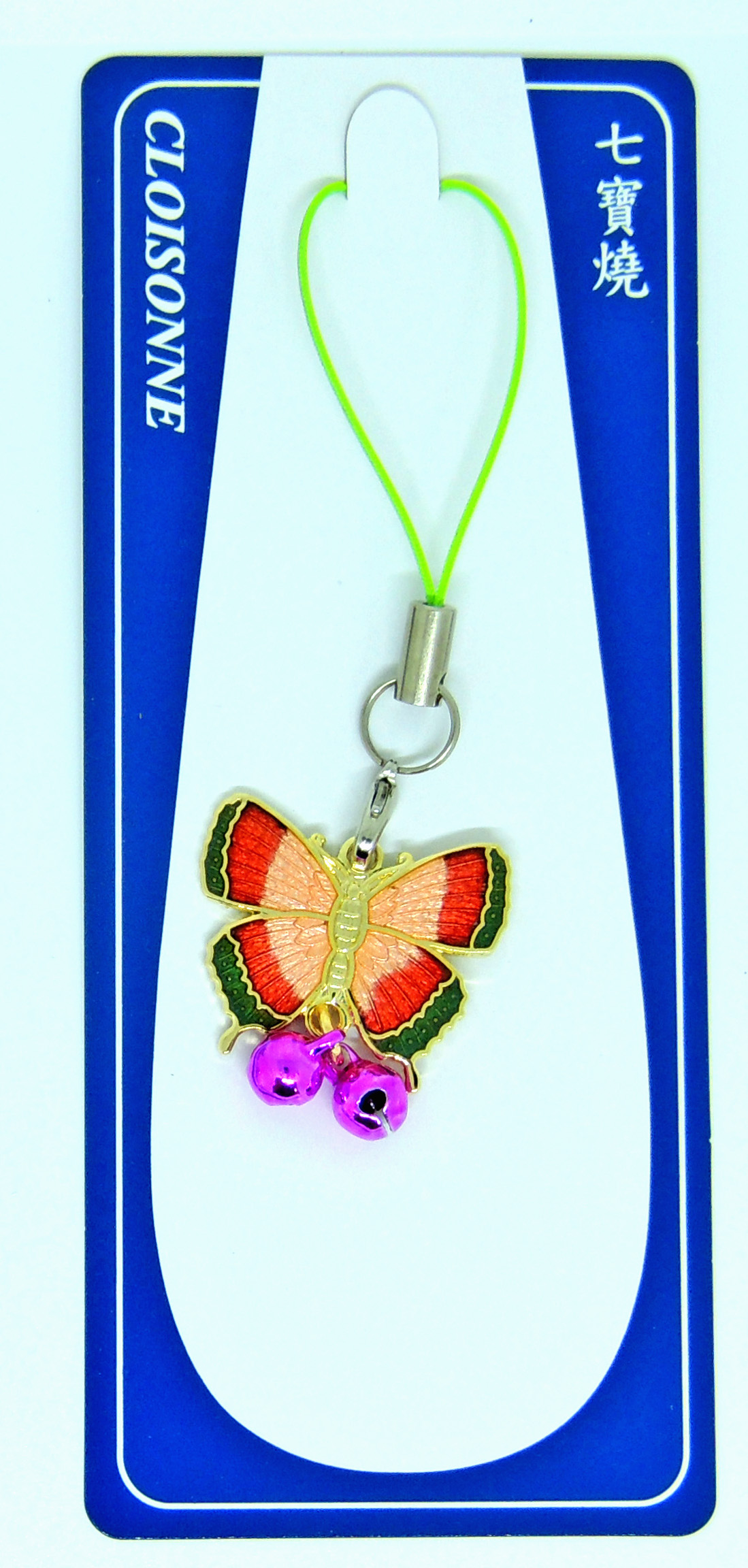 hard enamel charm-hard enamel pins-cloisonne butterfly charms-1