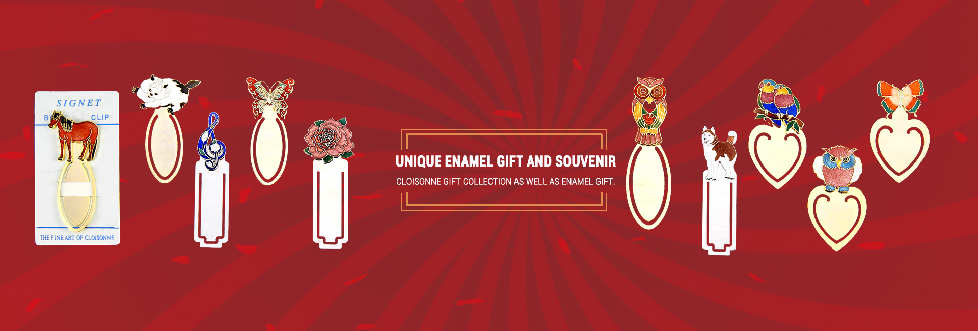 custom enamel bookmark-Evenvic Enterprise CO., LTD 