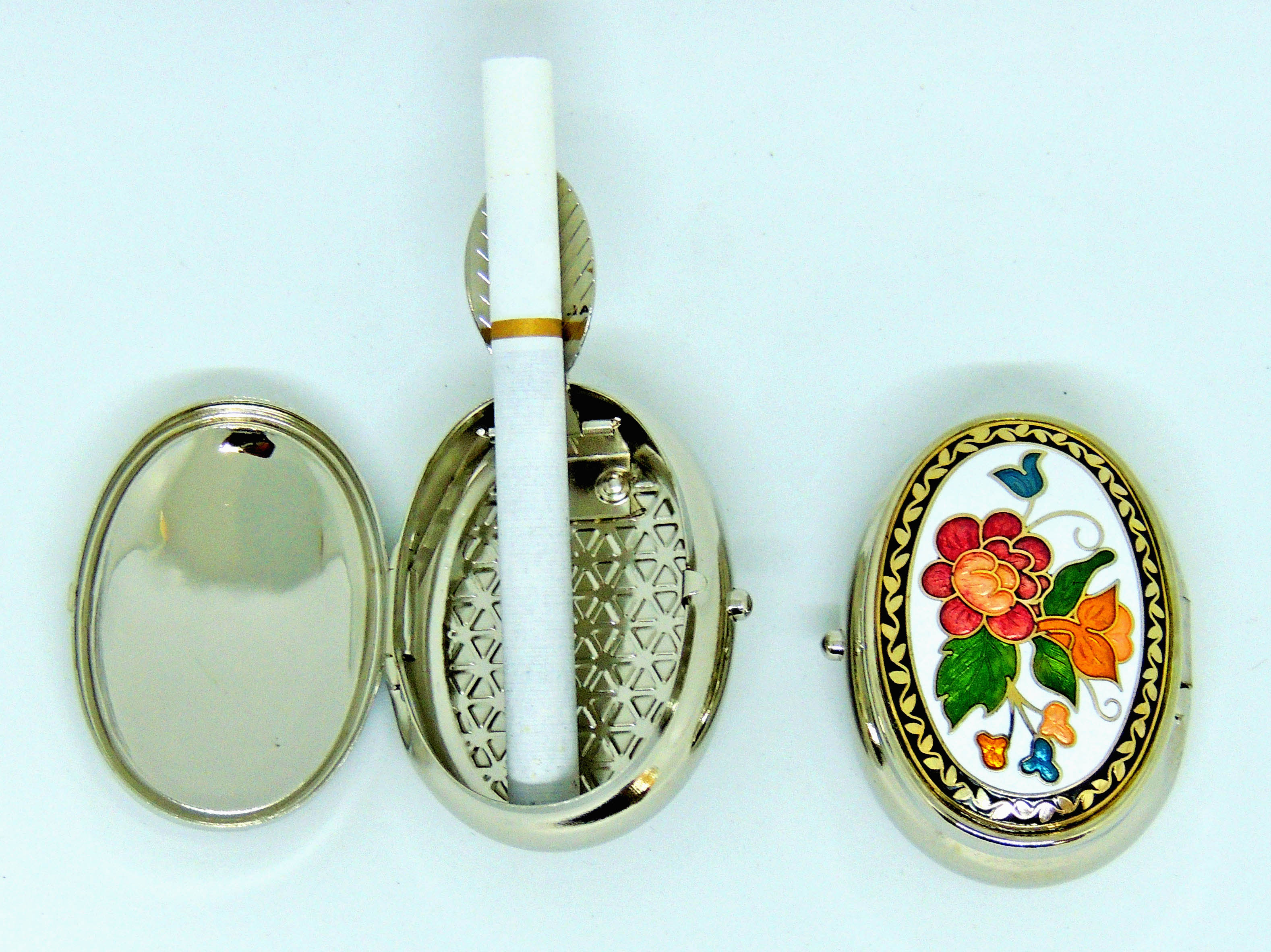 custom ashtray-pocket ashtray-cloisonne oval ashtray