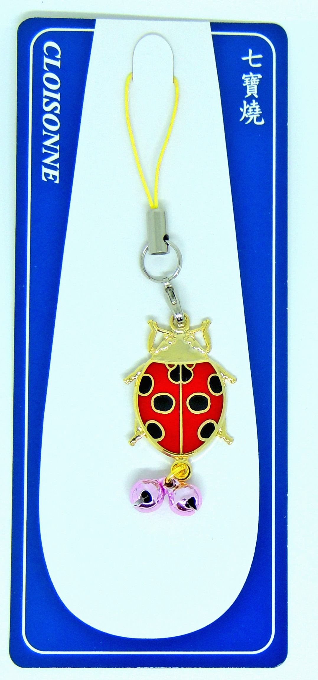 hard enamel charm-hard enamel pins-cloisonne ladybug charms-1