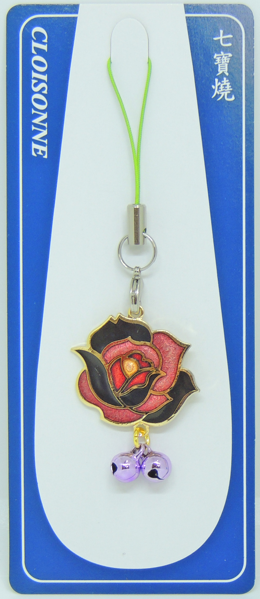 hard enamel charm-hard enamel pins-cloisonne rose charms-1