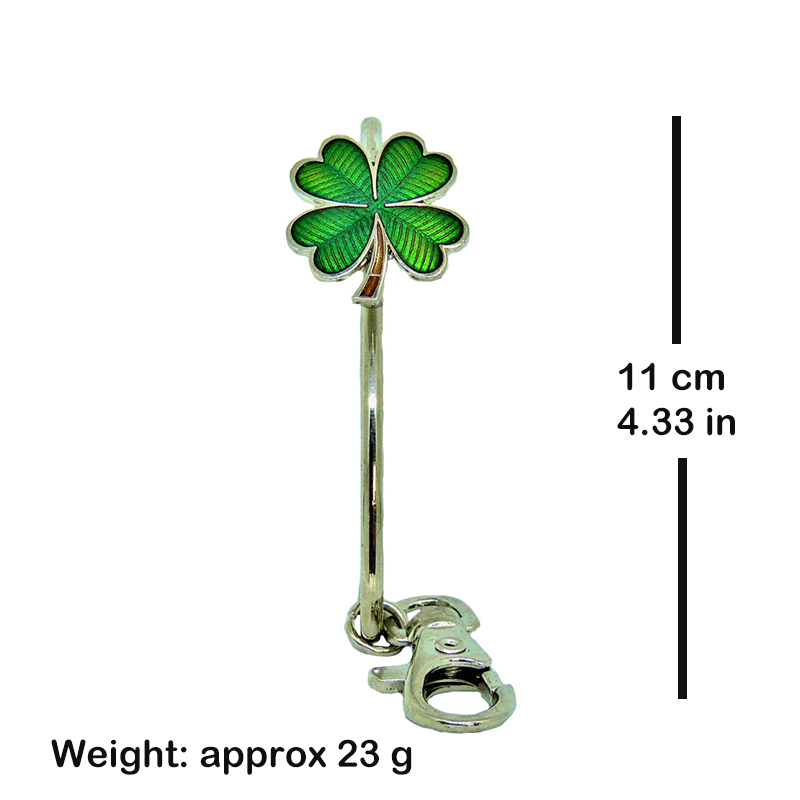 cloisonne hook style key chain detail