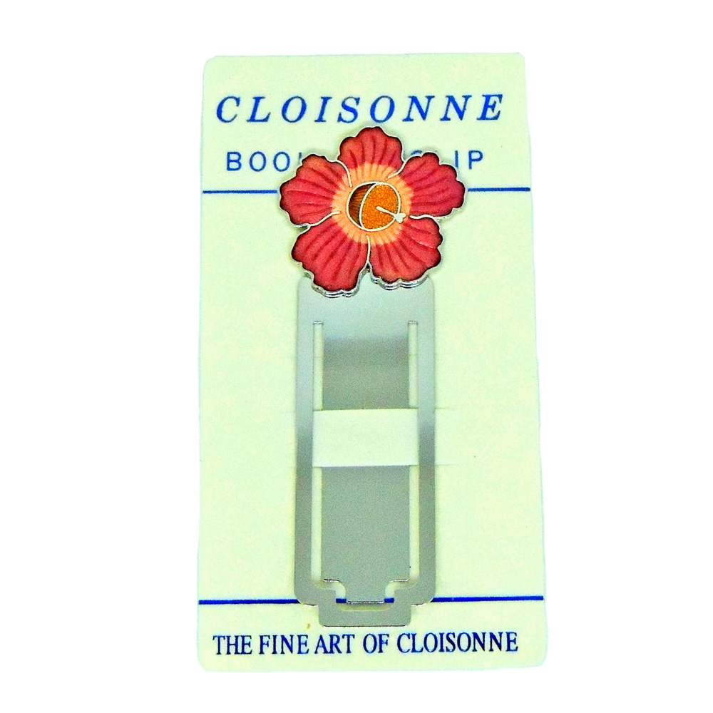 enamel oval shaped book-cloisonne oval bookmark