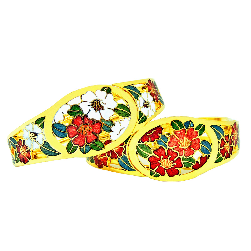 enamel bracelet-cloisone bracelet-two